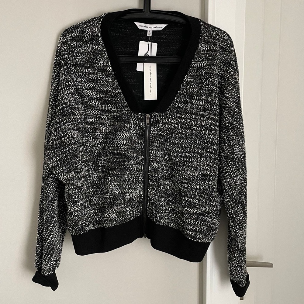 Cupcakes and Cashmere Zip Up Sweater